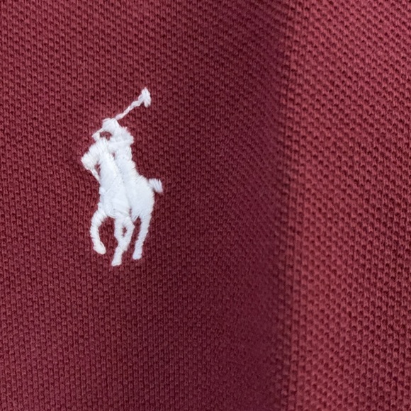 Polo Ralph Lauren burgundy short sleeve shirt - Picture 5 of 10